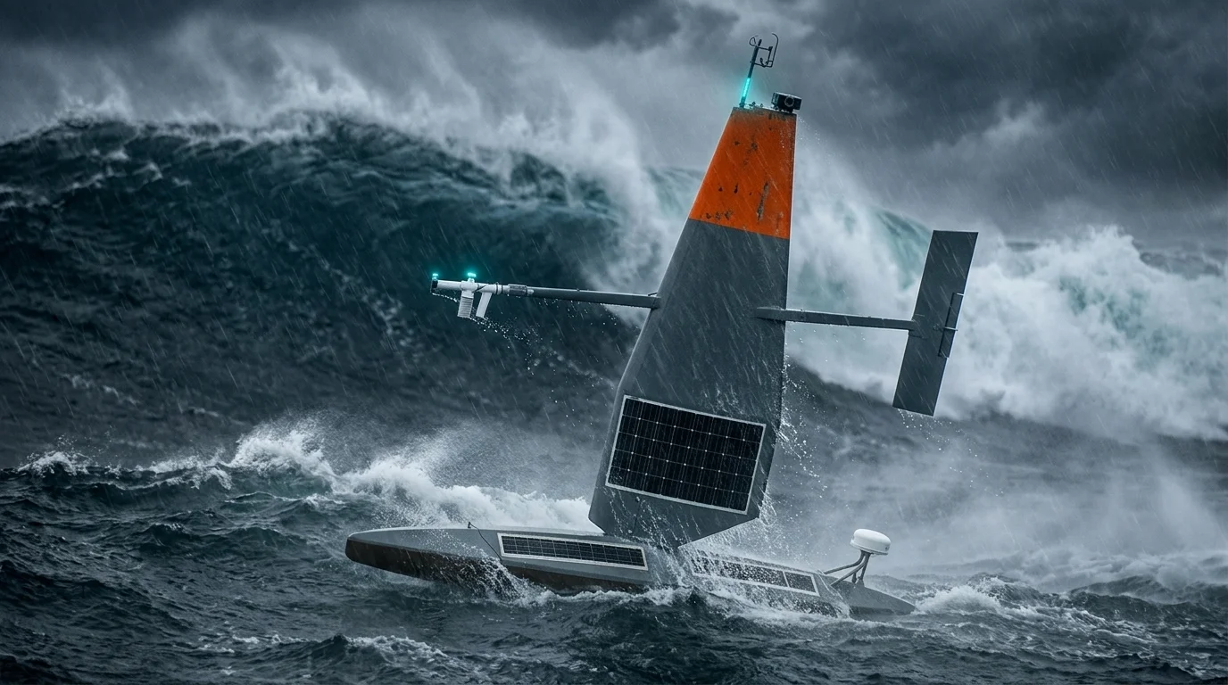 Autonomous Saildrone Braves 65-Foot Waves Inside Category 3 Hurricane Isaias
