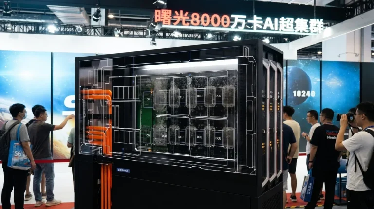 China Unveils First 100,000-Card Domestic AI Supercluster Hardware in Shenzhen